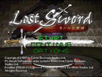 Lost Sword - Ushinawareta Seiken (JP) screen shot title